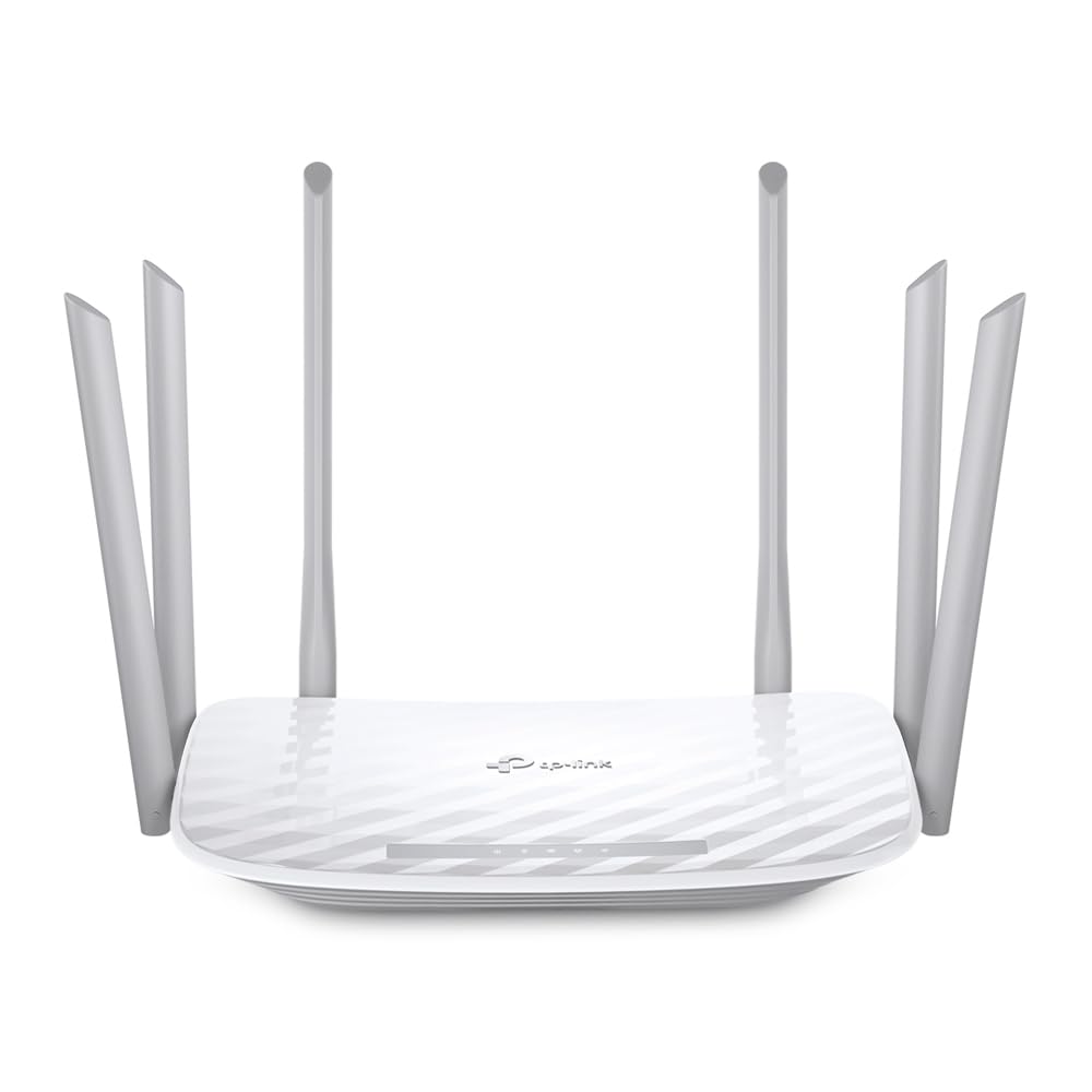 TP-Link Archer C60 AC1350 Dual Band Wireless, Wi-Fi Speed Up to 867 Mbps/5 GHz + 450 Mbps/2.4 GHz, Supports Parental Control, Guest WiFi, MU-MIMO Router, Qualcomm Chipset- White