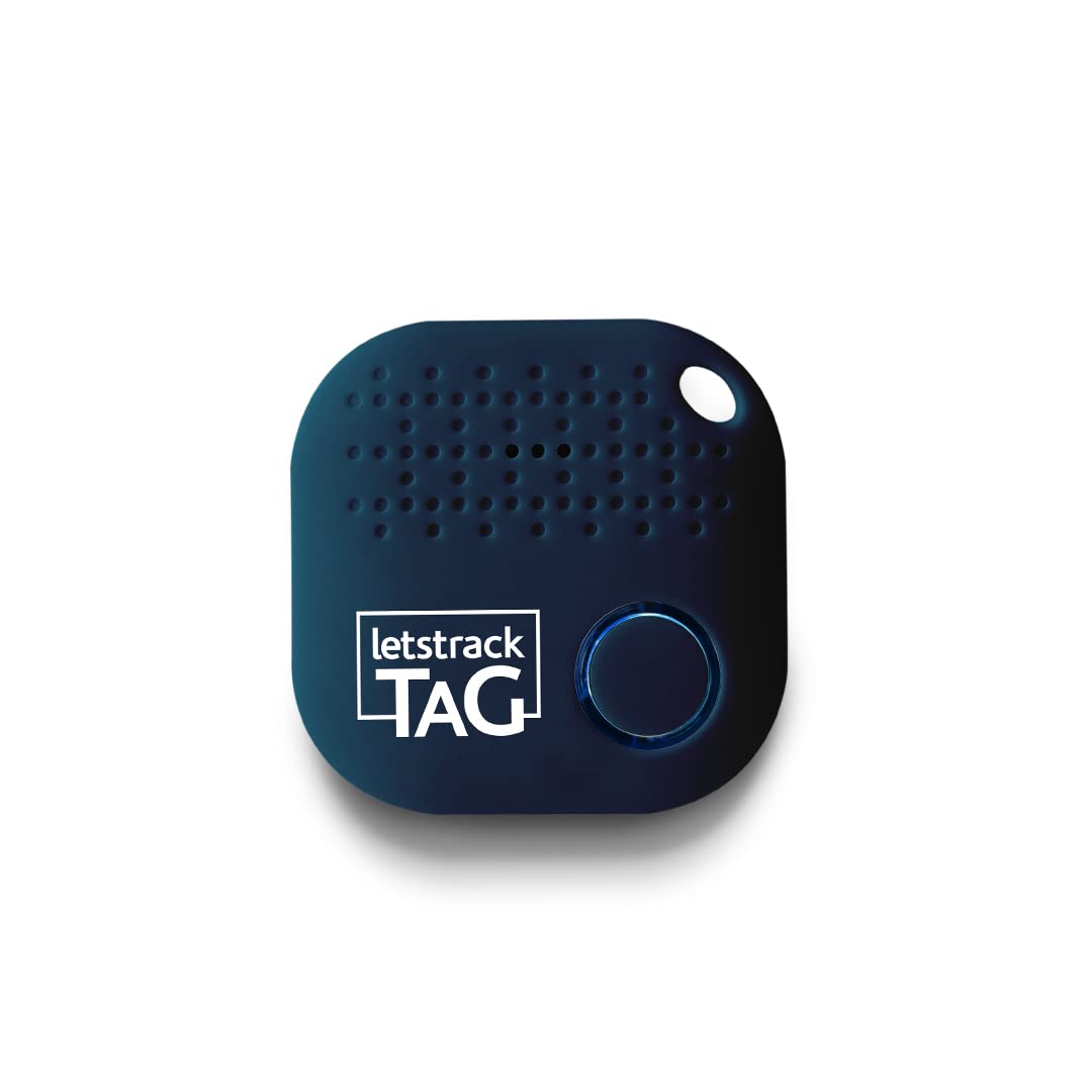 LETSTRACK HUMANISING TECHNOLOGY TAG Smart Bluetooth Key, Phone Lost Item Tracker (Blue)