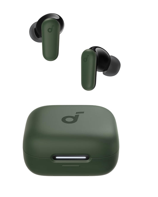 soundcore P30i by Anker Noise Cancelling Earbuds, Powerful Bass, 45H Playtime, 2-in-1 Case and Phone Stand, IP54, Fast Charge 10min = 120 min, Bluetooth 5.4 (Green)