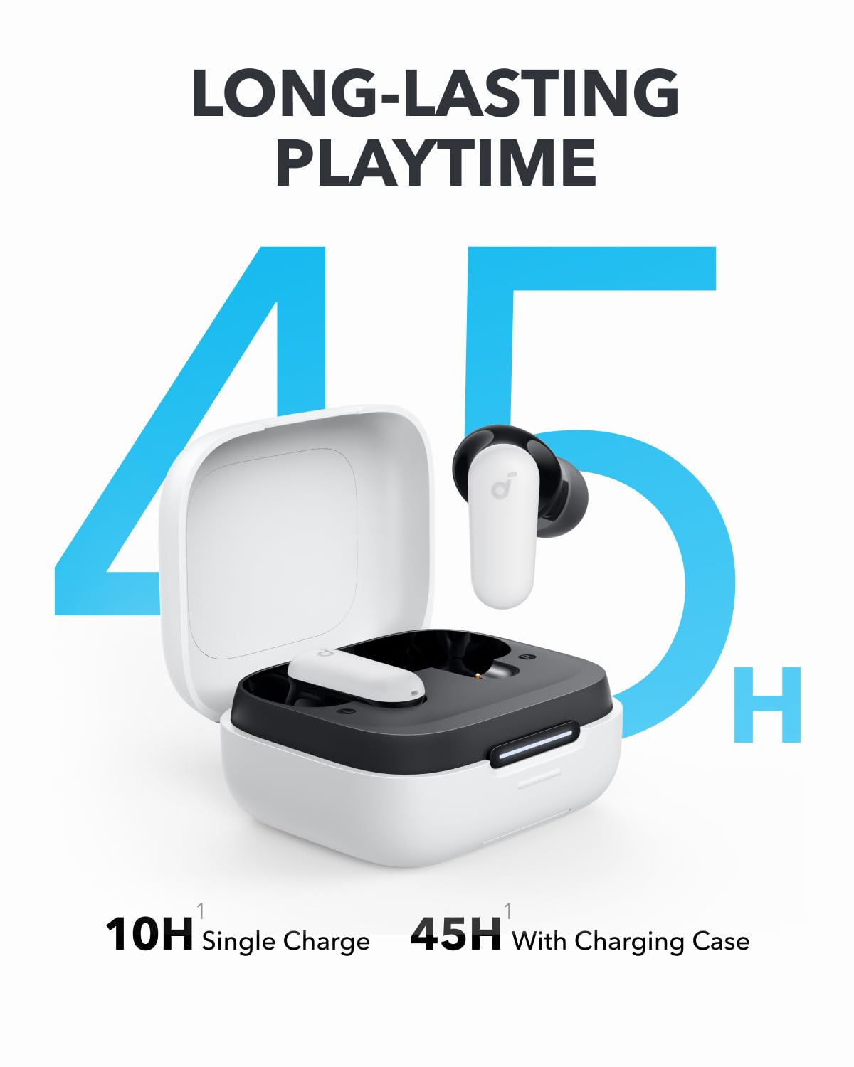 soundcore P30i by Anker Noise Cancelling Earbuds, Powerful Bass, 45H Playtime, 2-in-1 Case and Phone Stand, IP54, Fast Charge 10min = 120 min, Bluetooth 5.4 (Green)