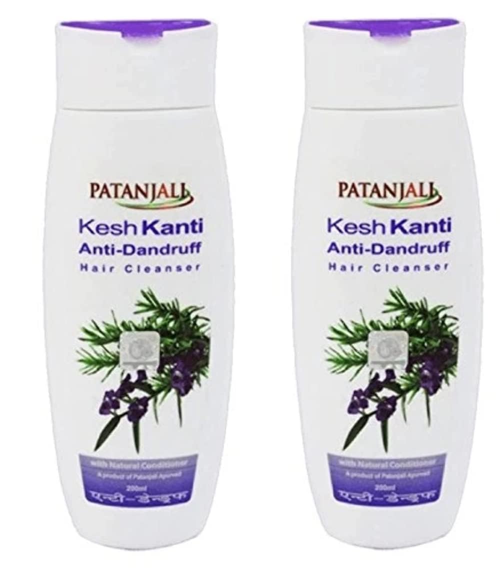 Patanjali Kesh Kanti Anti-Dandruff Hair Cleanser Shampoo, 200ml