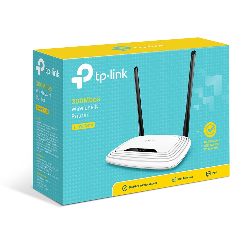 TP-link N300 WiFi Wireless Router TL-WR845N | 300Mbps Wi-Fi Speed | Three 5dBi high gain Antennas | IPv6 Compatible | AP/RE/WISP Mode | Parental Control | Single Band | Guest Network - White