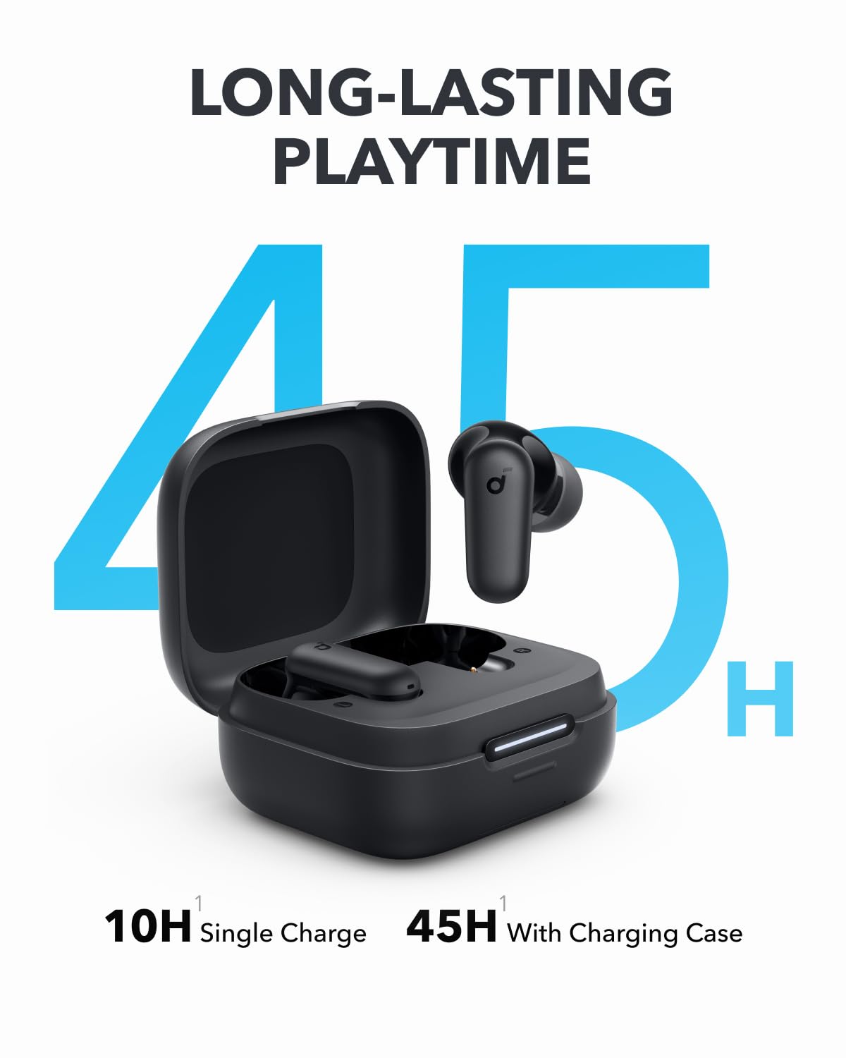 soundcore P30i by Anker Noise Cancelling Earbuds, Powerful Bass, 45H Playtime, 2-in-1 Case and Phone Stand, IP54, Fast Charge 10min = 120 min, Bluetooth 5.4 (Green)