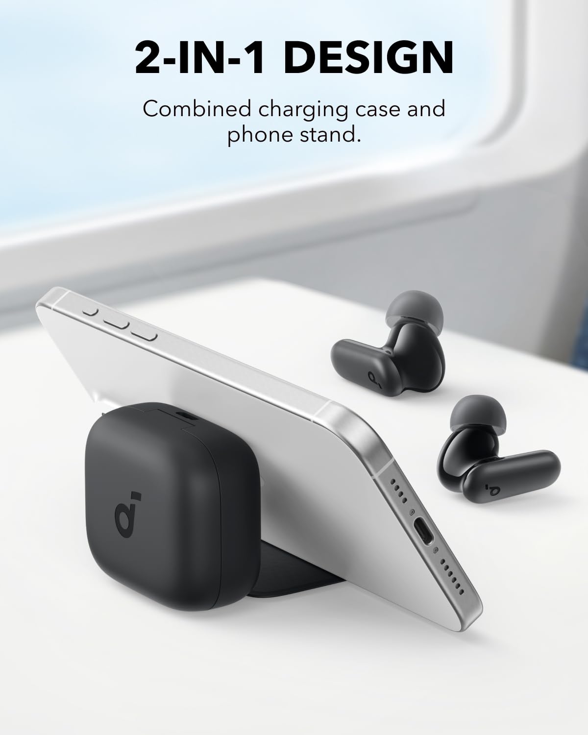 soundcore P30i by Anker Noise Cancelling Earbuds, Powerful Bass, 45H Playtime, 2-in-1 Case and Phone Stand, IP54, Fast Charge 10min = 120 min, Bluetooth 5.4 (Green)