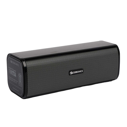 Zebronics Zeb-VITA Wireless Bluetooth 10W Portable Bar Speaker with Supporting USB, SD Card, AUX, FM, TWS & Call Function. (Grey)