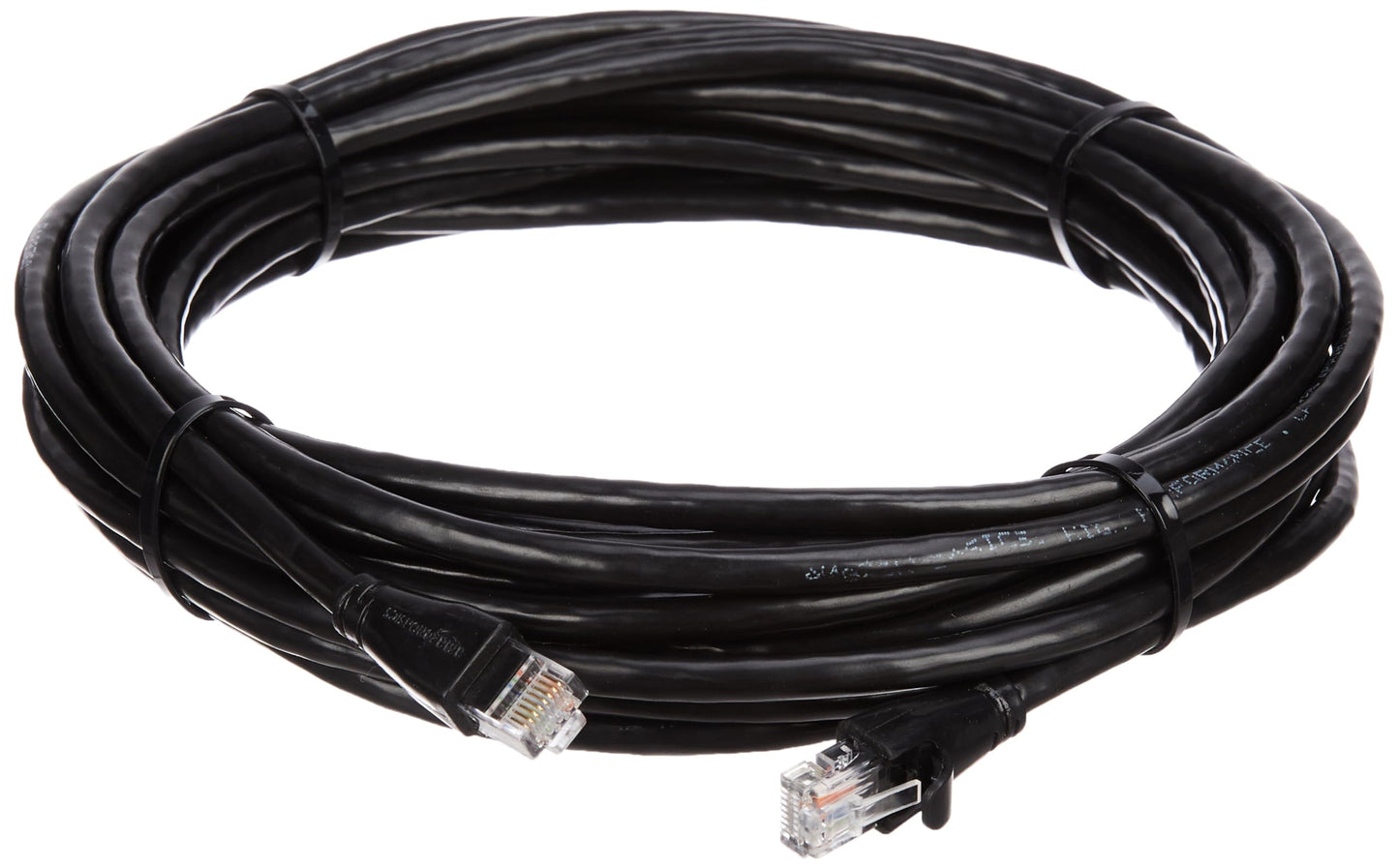 Amazon Basics RJ45 Cat-6 Ethernet Patch Internet Cable For Personal Computer - 50 Feet (Black)