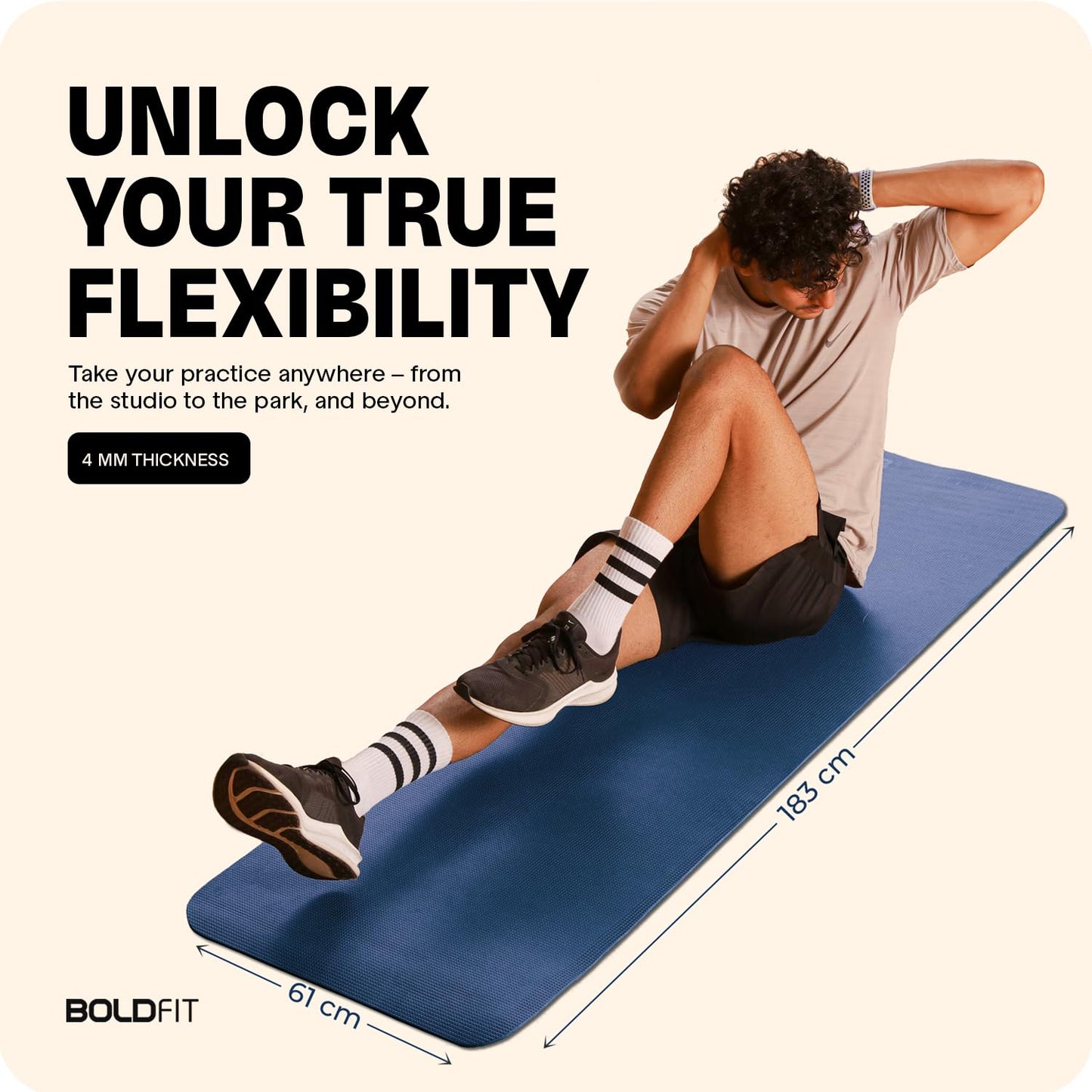 Boldfit Yoga Mats For Women yoga mat for men Exercise mat for home workout yoga mat for women gym mat Anti Slip Yoga mat Workout mat Yoga Mat For Kids Yoga mate gym mats for workout at home