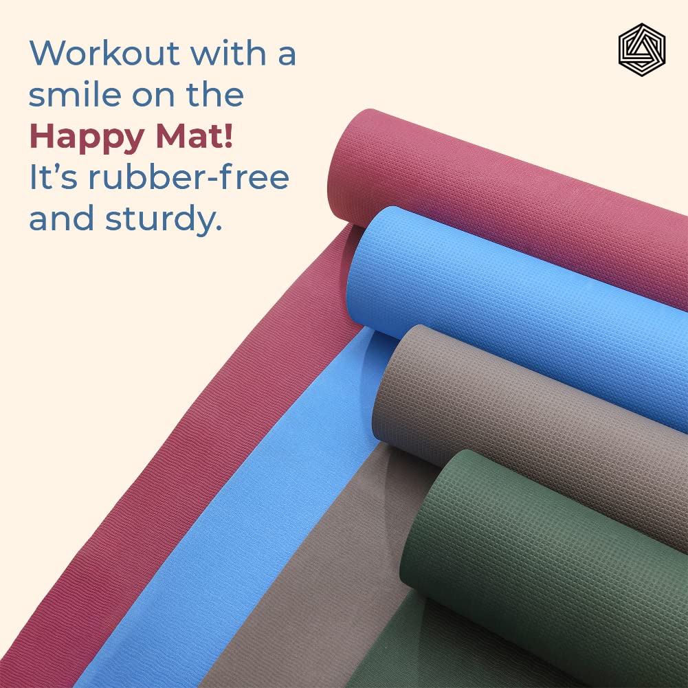 Boldfit Yoga Mats For Women yoga mat for men Exercise mat for home workout yoga mat for women gym mat Anti Slip Yoga mat Workout mat Yoga Mat For Kids Yoga mate gym mats for workout at home