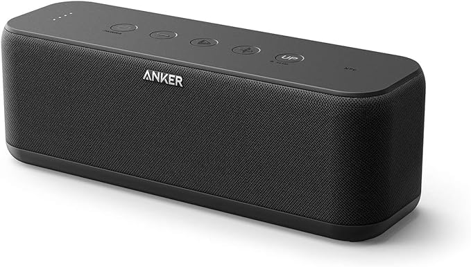 Anker Soundcore Boost 20W Portable IPX5 Water-Resistant Bluetooth Speakers with BassUp Technology and 12H Playtime for iPhone, Samsung and More