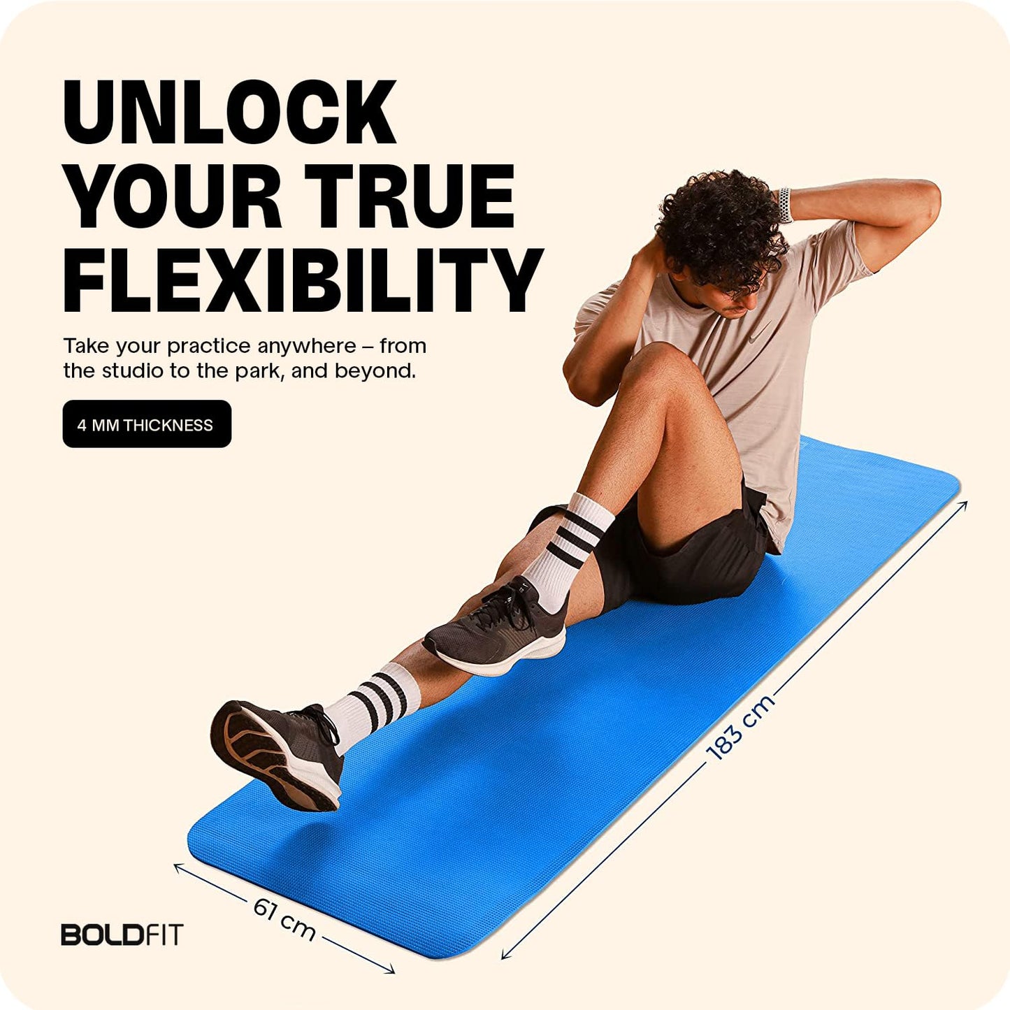 Boldfit Yoga Mats For Women yoga mat for men Exercise mat for home workout yoga mat for women gym mat Anti Slip Yoga mat Workout mat Yoga Mat For Kids Yoga mate gym mats for workout at home