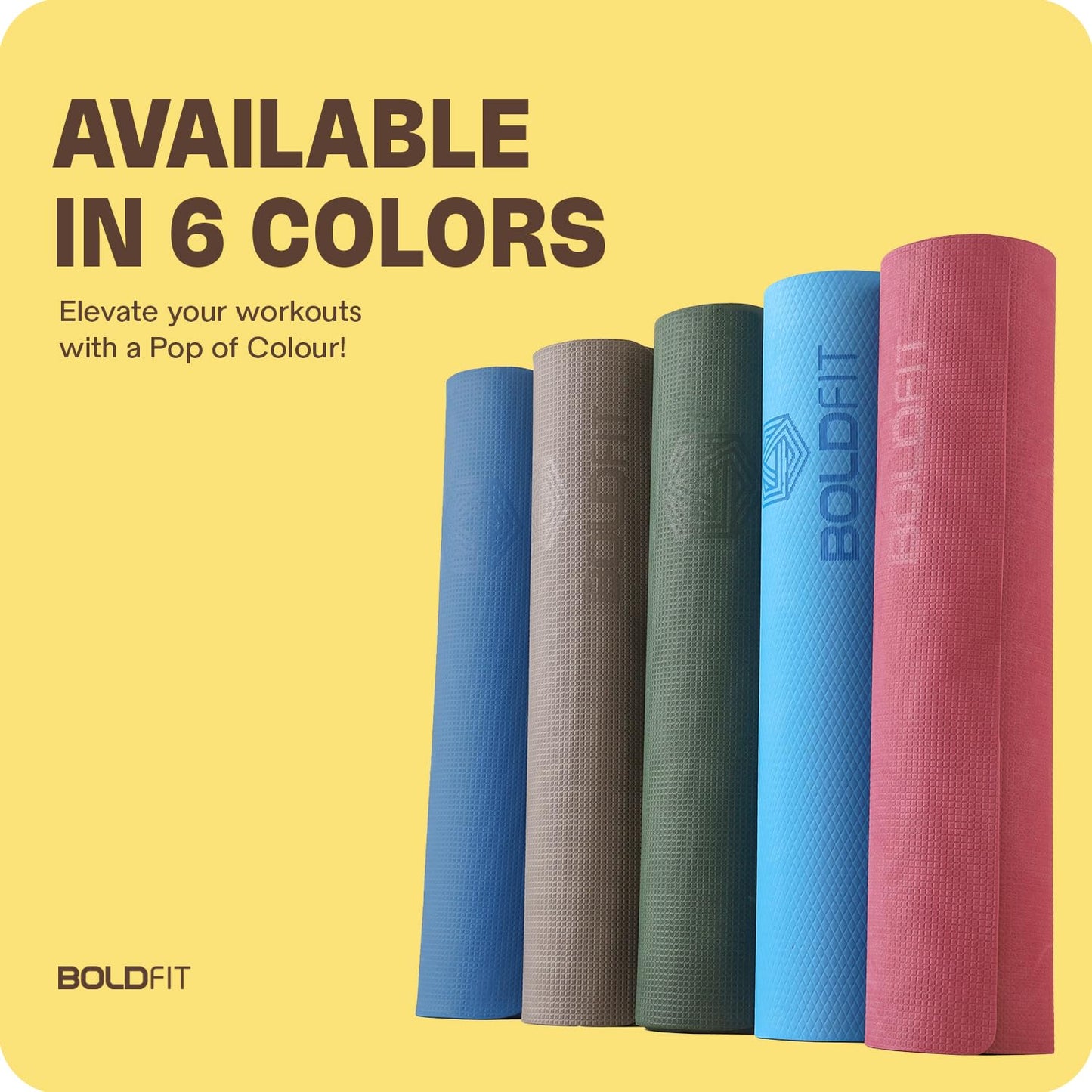 Boldfit Yoga Mats For Women yoga mat for men Exercise mat for home workout yoga mat for women gym mat Anti Slip Yoga mat Workout mat Yoga Mat For Kids Yoga mate gym mats for workout at home