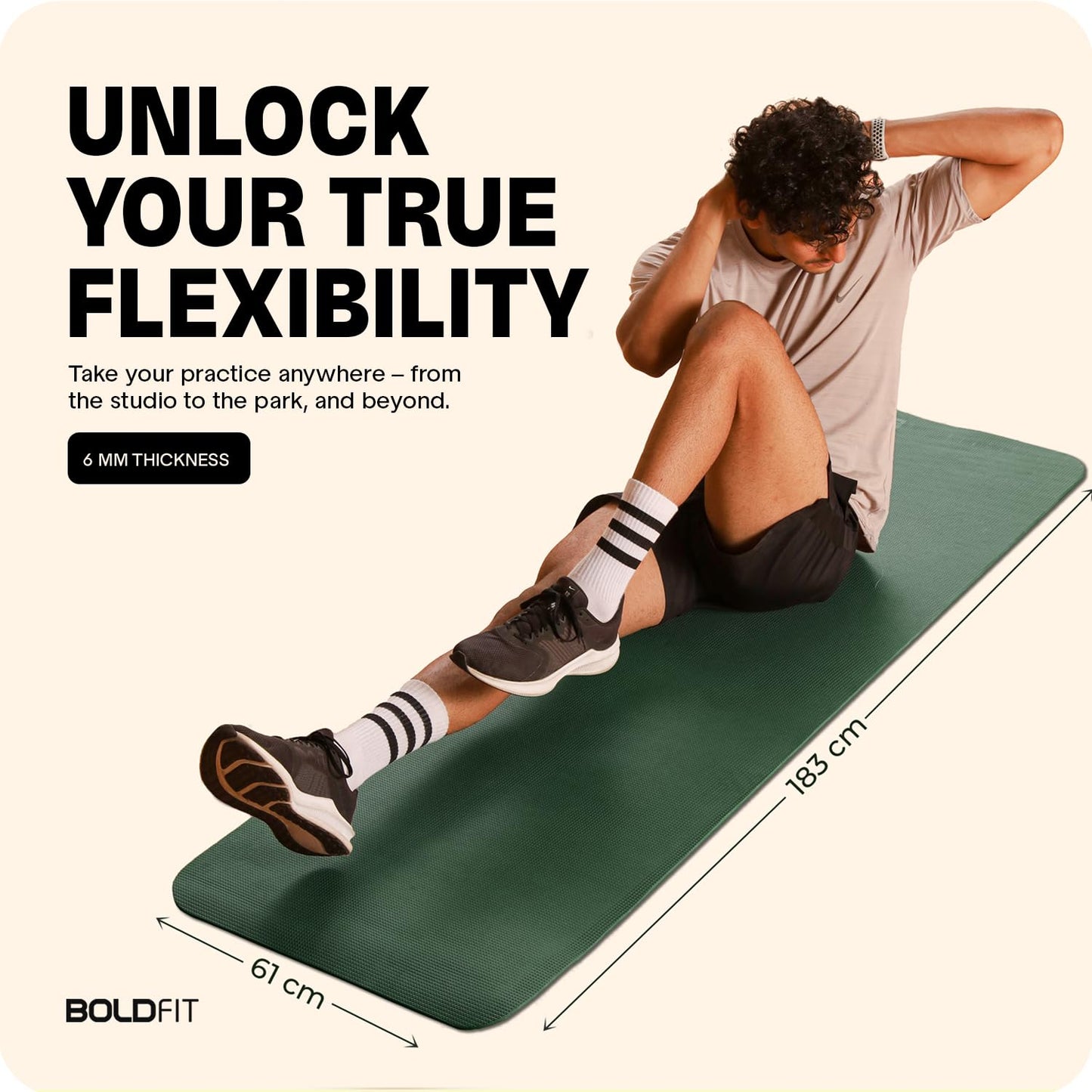 Boldfit Yoga Mats For Women yoga mat for men Exercise mat for home workout yoga mat for women gym mat Anti Slip Yoga mat Workout mat Yoga Mat For Kids Yoga mate gym mats for workout at home