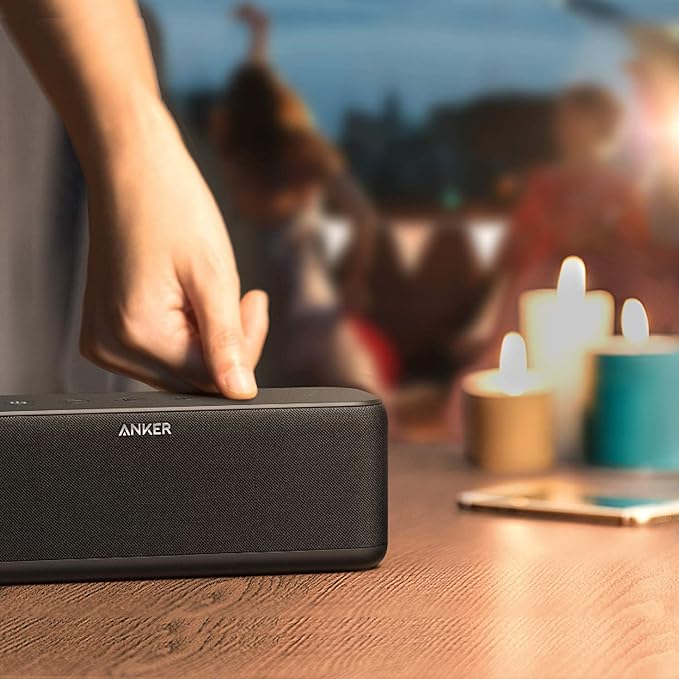 Anker Soundcore Boost 20W Portable IPX5 Water-Resistant Bluetooth Speakers with BassUp Technology and 12H Playtime for iPhone, Samsung and More