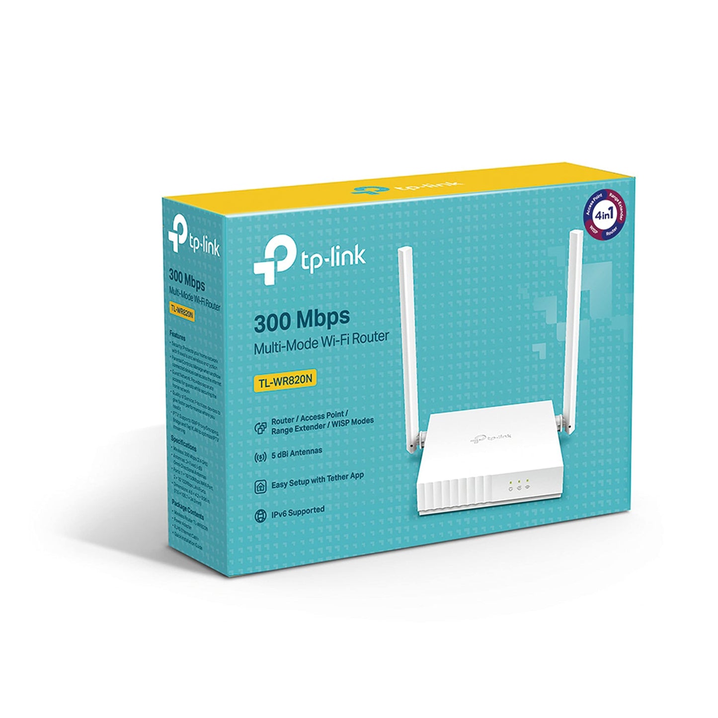 TP-link N300 WiFi Wireless Router TL-WR845N | 300Mbps Wi-Fi Speed | Three 5dBi high gain Antennas | IPv6 Compatible | AP/RE/WISP Mode | Parental Control | Single Band | Guest Network - White