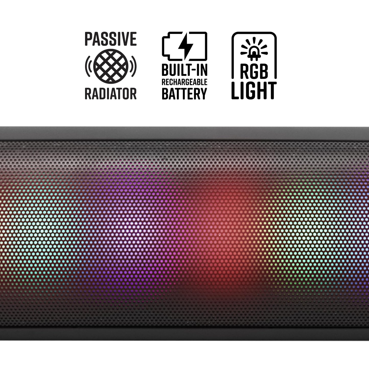 Zebronics Zeb-VITA Wireless Bluetooth 10W Portable Bar Speaker with Supporting USB, SD Card, AUX, FM, TWS & Call Function. (Grey)