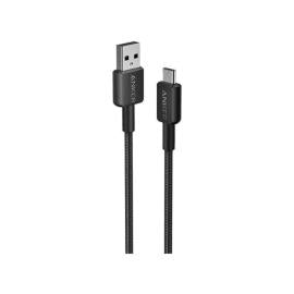 Anker 322 USB-A to USB-C Cable (3ft Braided) Black